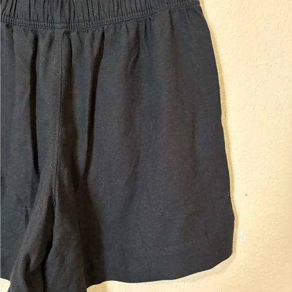 Free Assembly Black Linen Blend Women’s Shorts Sleek Everyday Staple Size Medium - Picture 10 of 14